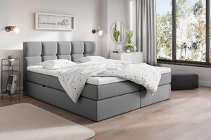 AMERICKÁ POSTEĽ, 200/220 cm, tmavosivá Livetastic - Online Only spálne, Online Only