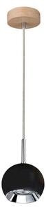 Spot-Light 5143174 - LED Luster na lanku BALL WOOD 1xGU10/5W/230V matný dub