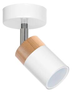 Bodové svietidlo JOKER WHITE WOOD 1xGU10/8W/230V