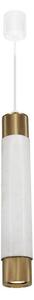 Luster na lanku Marble white/brass 1xGU10/8W/230V