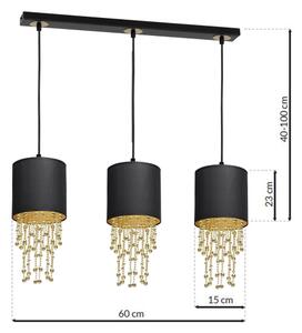 Luster na lanku ALMERIA 3xE27/60W/230V