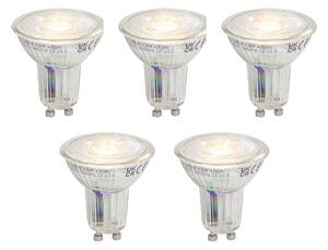 Sada 5 stmievateľných LED žiaroviek GU10 50 3,9 W 450 lm 3000 K Longlife