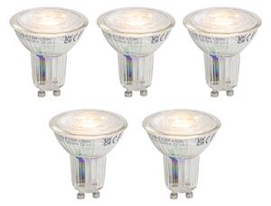 Sada 5 stmievateľných LED žiaroviek GU10 50 3,9 W 450 lm 2700 K Longlife