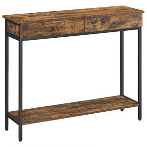 KONZOLOVÝ STOLÍK, hnedá, čierna, 100/30/80 cm Boxxx - Stolíky do obývačky, Online Only