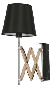 Nástenné svietidlo MITO 1xE27/40W/230V čierna