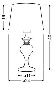 Stolná lampa GILLENIA 1xE27/60W/230V