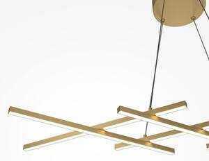 Maytoni MOD244PL-L50BSK - Závesný LED luster HALO LED/40W/230V zlatý