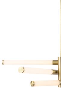 Maytoni MOD106PL-L28G3K - LED luster na tyči AXIS LED/28W/230V zlatý