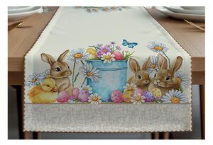 Veľkonočný gobelínový behúň na stôl MI01 Farba Viacfarebná Rozmery 45x140 cm