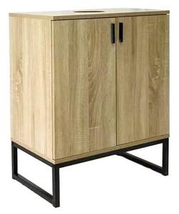 Skrinka pod umývadlo bez umývadla Ceramia Easy 60x73x36 cm svetlý dub lesk EASYUMDO