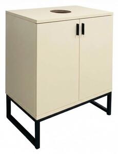 Skrinka pod umývadlo bez umývadla Ceramia Easy 60x73x36 cm jasmín mat EASYUMDJ