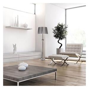 Stojacia lampa GILLENIA 1xE27/60W/230V strieborná