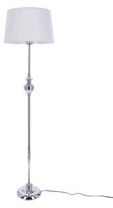 Stojacia lampa GILLENIA 1xE27/60W/230V strieborná