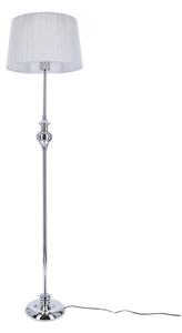 Stojacia lampa GILLENIA 1xE27/60W/230V strieborná