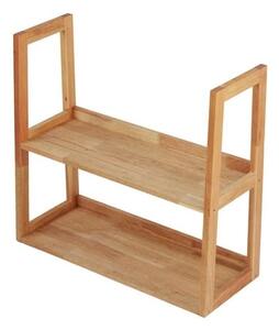 Polica Naturel Home 63x58,5x25 cm orech mat HOMEPOLN2