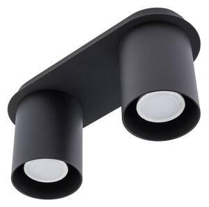 Stropné svietidlo CREEP 2xGU10/25W/230V čierna