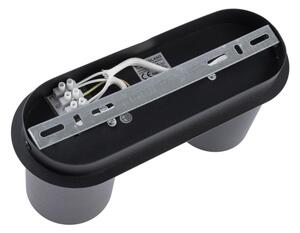 Stropné svietidlo CREEP 2xGU10/25W/230V čierna