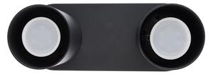 Stropné svietidlo CREEP 2xGU10/25W/230V čierna