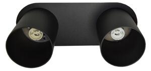Stropné svietidlo CREEP 2xGU10/25W/230V čierna
