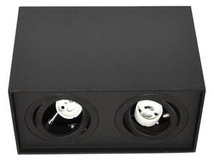 Bodové svietidlo SIROCO 2xGU10/30W/230V čierna