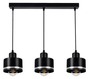 Luster na lanku BODO SILVER 3xE27/60W/230V