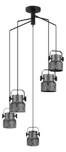 Eglo 39856 - Prisadený luster HILCOTT 5xE27/40W/230V