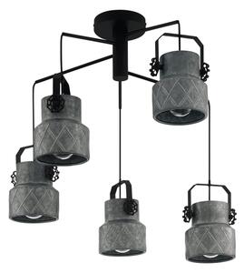 Eglo 39856 - Prisadený luster HILCOTT 5xE27/40W/230V