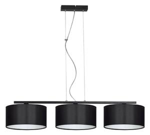 Luster na lanku ASTRA 3xE27/60W/230V čierna