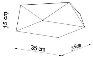 Stropné svietidlo HEXA 2xE27/60W/230V biela
