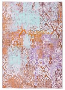 Koberec viacfarebný polyester 160 x 230 cm s nízkym vlasom s potlačou orientálny boho štýl obývacia izba spálňa