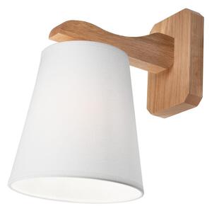 Nástenné svietidlo ANDREA 1xE27/60W/230V dub/biela
