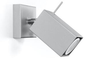 Sollux SL.0455 - Nástenné bodové svietidlo MERIDA 1xGU10/40W/230V šedá