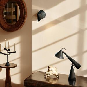 Tom Dixon LED nástenné svetlo Pose, zelené, 21 cm, plast, Zelená, Obývacia izba / jedáleň, kov, Dizajn, Nástenné svietidlo