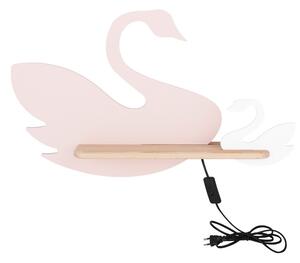 LED Detské nástenné svietidlo s poličkou SWAN LED/5W/230V