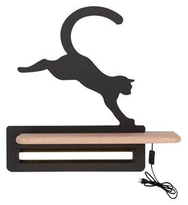 LED Detské nástenné svietidlo s poličkou JUMPING CAT LED/5W/230V