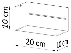 Sollux SL.0383 - Stropné svietidlo LOBO 2xG9/40W/230V biela