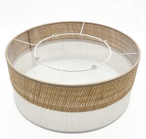 LED stropné svietidlo SIRJA BOHO LED/20W/230V pr. 35 cm béžové/biele