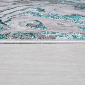 Sivo-modrý koberec Flair Rugs Marbled, 160 x 230 cm