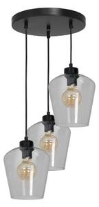 Luster na lanku SANTIAGO 3xE27/60W/230V číra