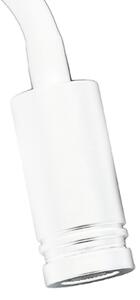 LED Flexibilná nástenná lampička s USB BASE LED/8W+LED/2W/230V biela/strieborná
