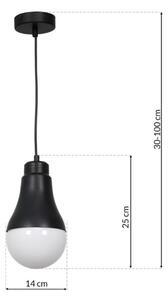 Luster na lanku HELIOS 1xE14/40W/230V