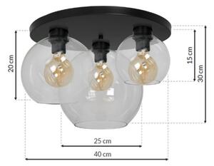 Stropné svietidlo SOFIA 3xE27/60W/230V číra