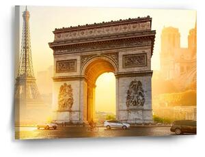 Sablio Obraz Paríž Víťazný oblúk - 90x60 cm