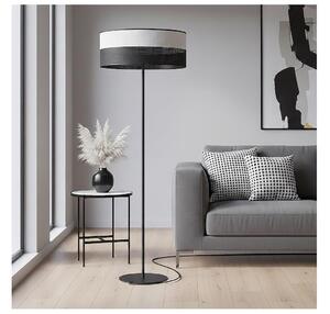 Stojacia lampa KARBON 1xE27/15W/230V čierna/sivá