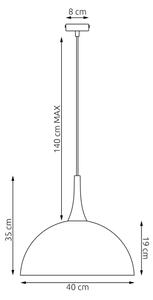 Závesný luster NAUTICA 1xGX53/12W/230V čierny