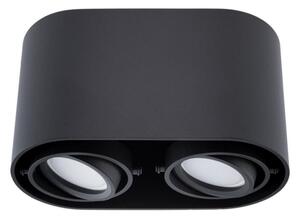 Bodové svietidlo SIROK 2xGU10/30W/230V čierna
