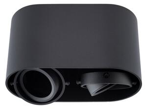 Bodové svietidlo SIROK 2xGU10/30W/230V čierna