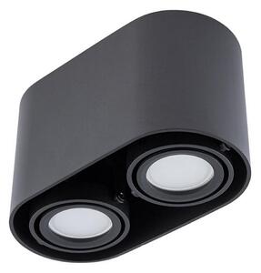 Bodové svietidlo SIROK 2xGU10/30W/230V čierna