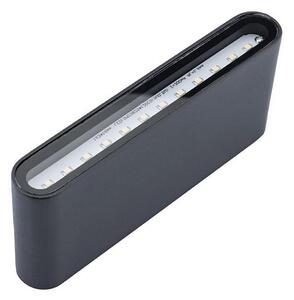 LED Vonkajšie nástenné svietidlo FLOW LED/6W/230V IP54 čierna