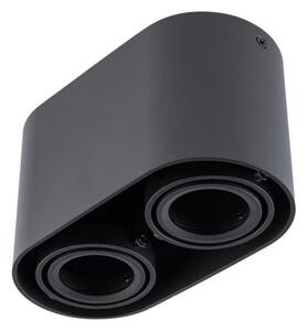 Bodové svietidlo SIROK 2xGU10/30W/230V čierna